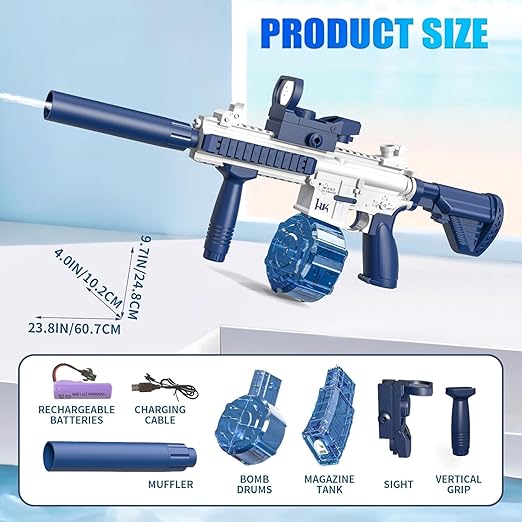 Full product size and accessories